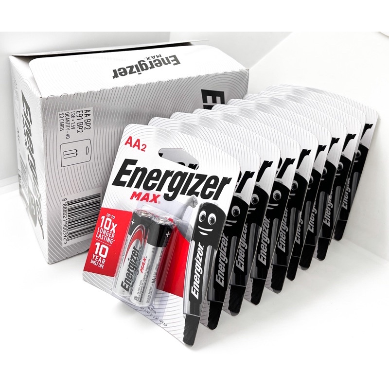 Hộp 40 pin aa và aaa energizer 1,5v siêu bền - hàng chính hãng