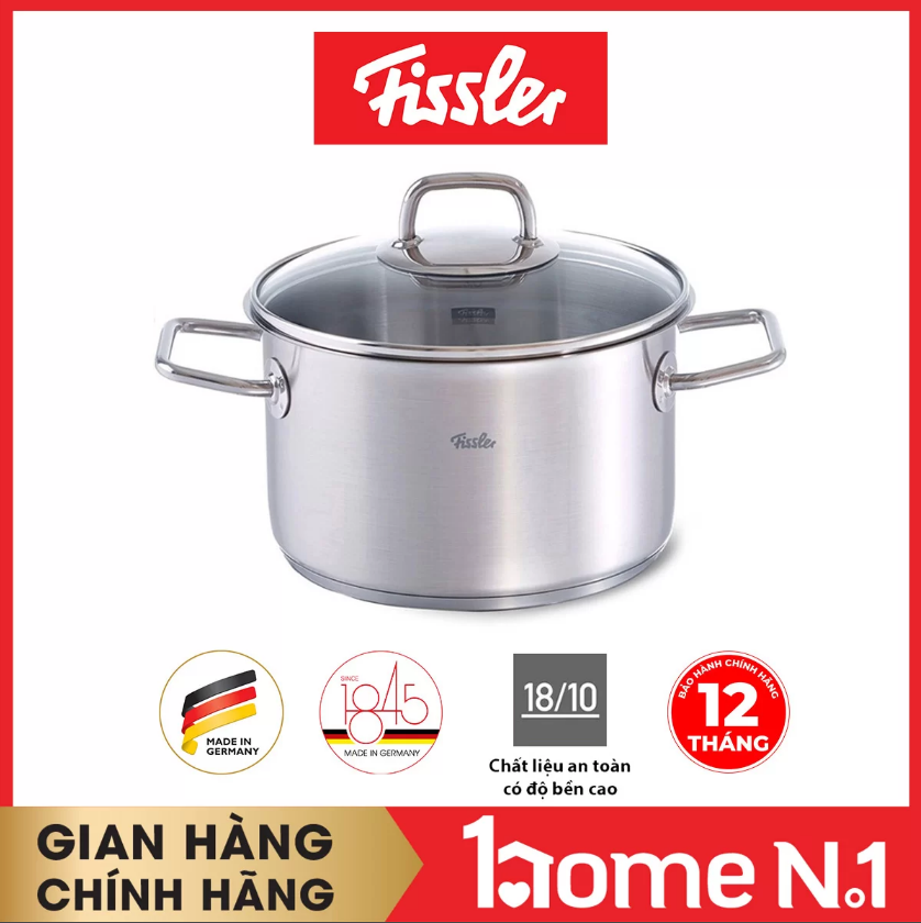 [Trả góp 0%] Nồi inox Đức cao cấp Fissler Viseo, hàng chính hãng 100% sản xuất tại Đức an toàn cho sức khỏe bền đẹp. Bảo hành chính hãng đổi trả 15 ngày dịch vụ chu đáo
