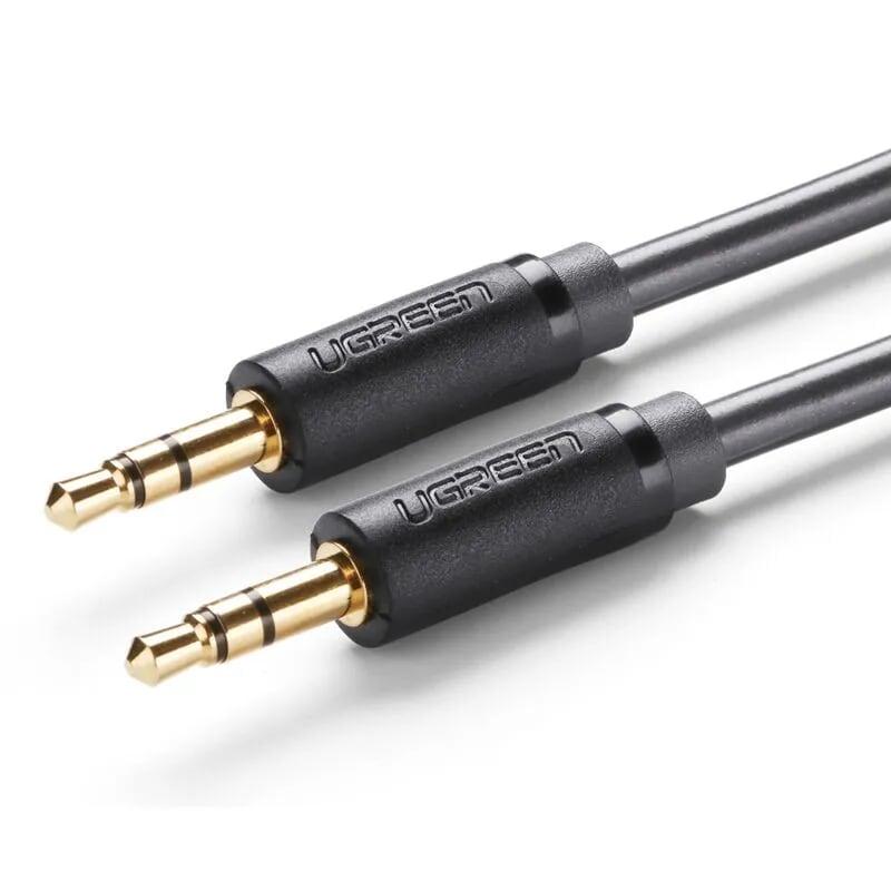 Ugreen 10503 1.5m màu đen cáp âm thanh 2 đầu 3.5mm dương av101