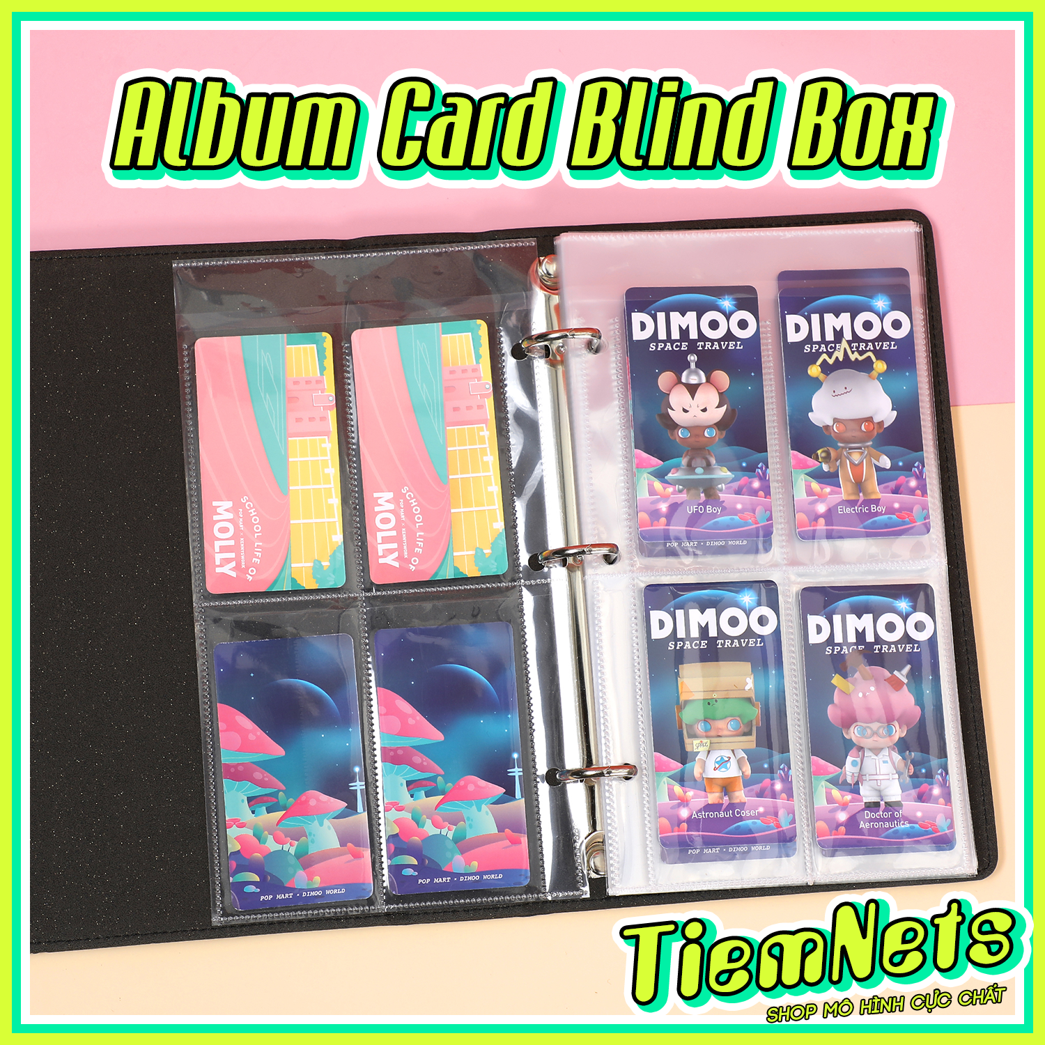 Album Card Blind Box - Bảo Quản Card từ dòng Mô Hình Blind Box Arttoys