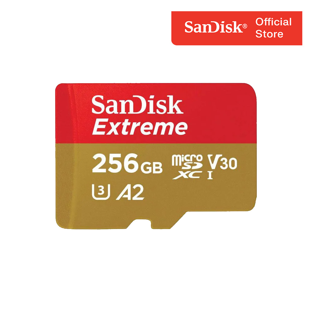 Thẻ nhớ microsdxc sandisk extreme v30 a2 256gb 190mb/s sdsqxav-256g-gn6mn