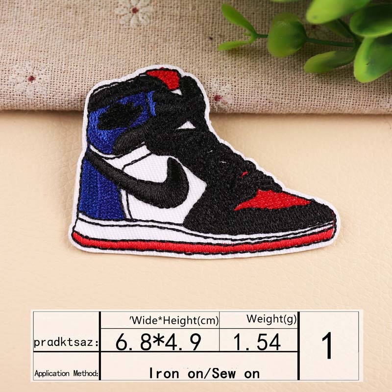 Sticker Logo Patch Ủi Áo Hình Giày Nk Thời Trang - Vani Store