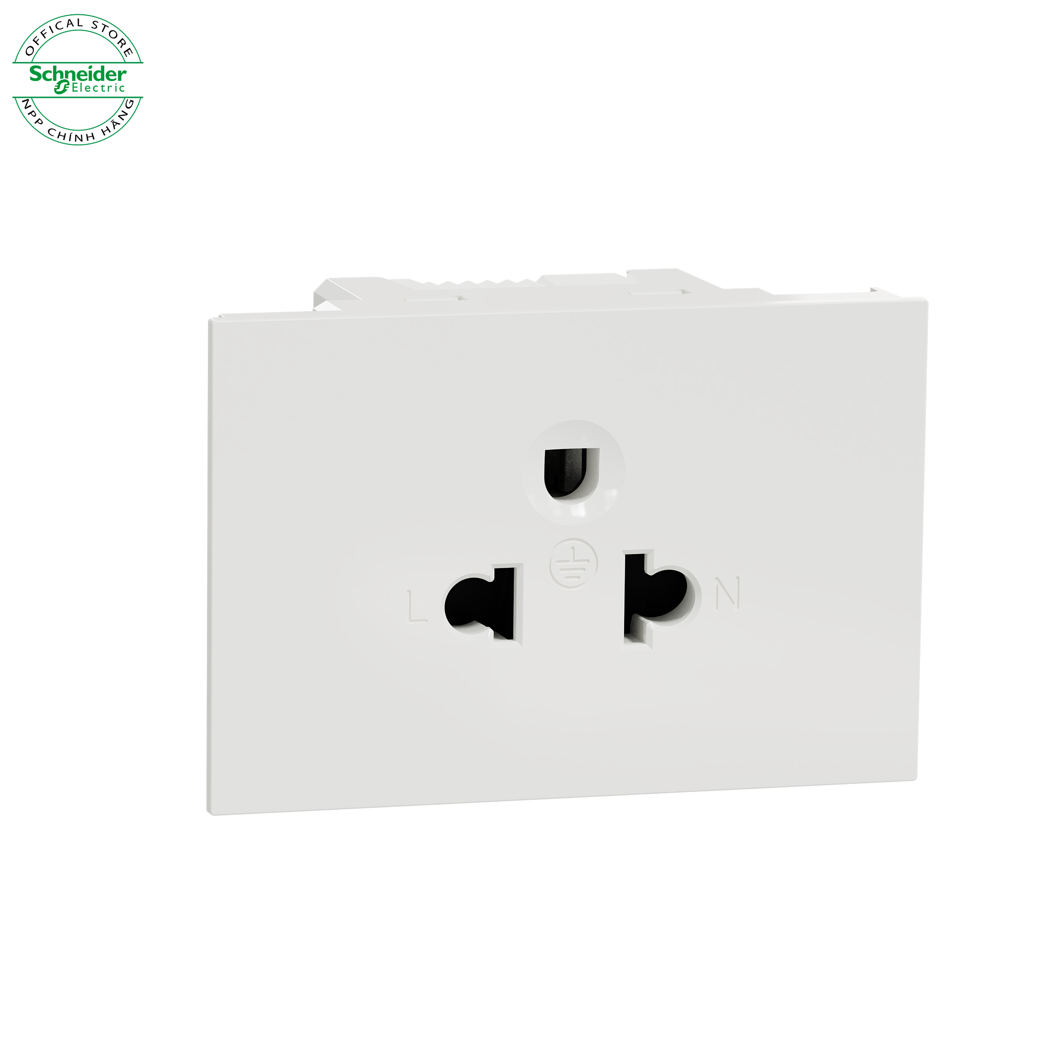 Ổ cắm đơn 3 chấu 16a, size 2s - dòng avataron a - schneider electric