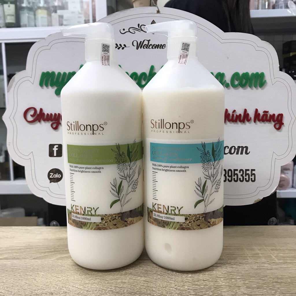 Dầu gội đầu tóc gầu hoặc phục hồi dưỡng sinh stillonps kenry 1000ml
