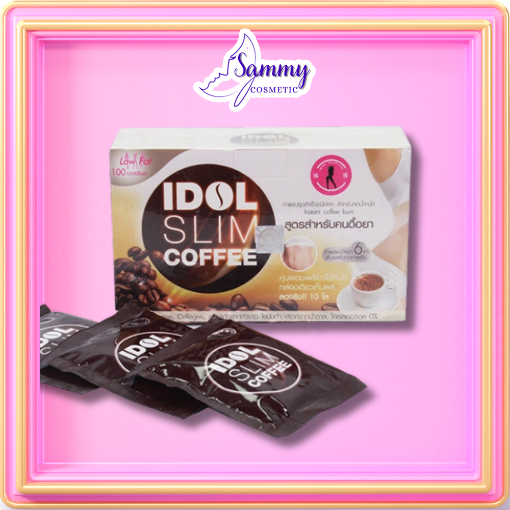 Cà Phê Giảm Cân Idol Slim Coffee Thái Lan chính hãng Hộp 10 Gói