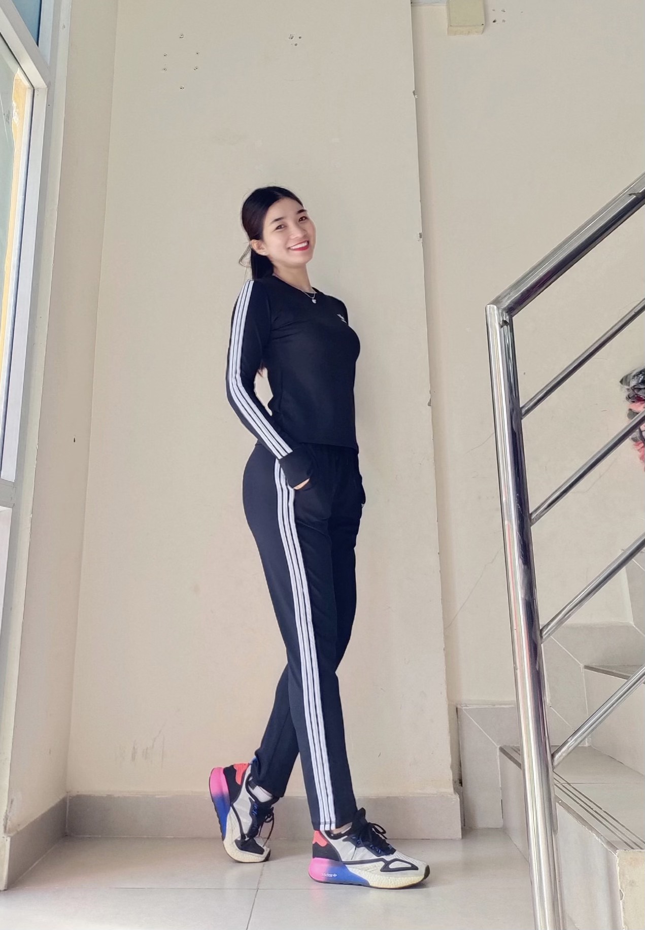 SET bộ dài tay Adidas chất thun cotton co giãn,mềm mại khi tập luyện, chạy nhẩy,mặc nhà năng động thoải mái