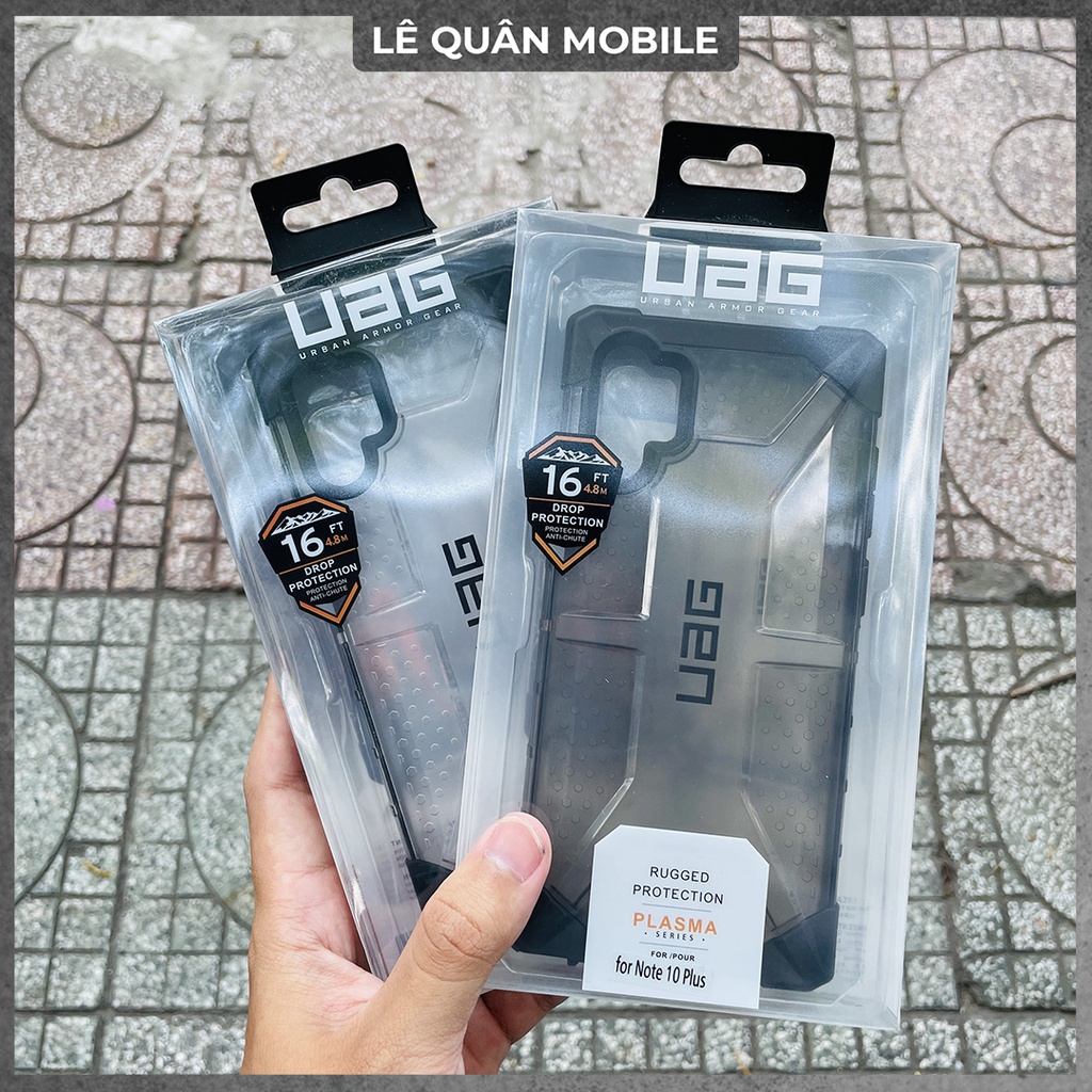Ốp lưng chống sốc phong cách uag kiểu plasma cho samsung note 10/note10plus/note20/note20ultra