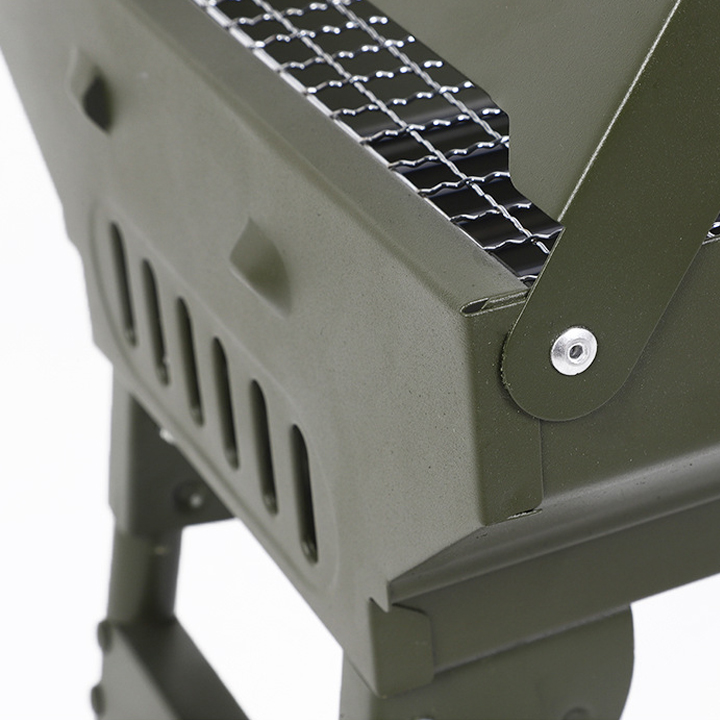 (bảo Hành 12 Tháng) Bếp nướng dã ngoại gấp gọn dùng than hoa mang đi du lịch ngoài trời tiệc tiện lợi. Bếp nướng mini