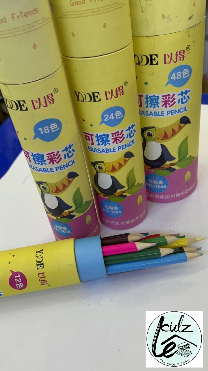 Chì màu Lon nét mịn màu sắc tươi sáng