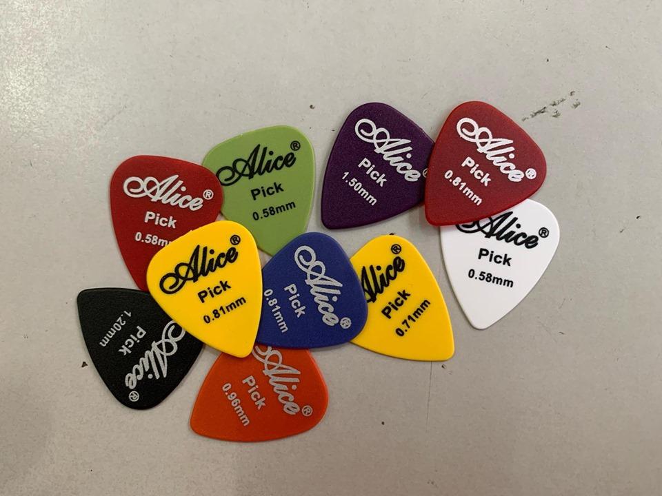 Combo 10 Pick gảy Alice cho đàn Guitar Acoustic