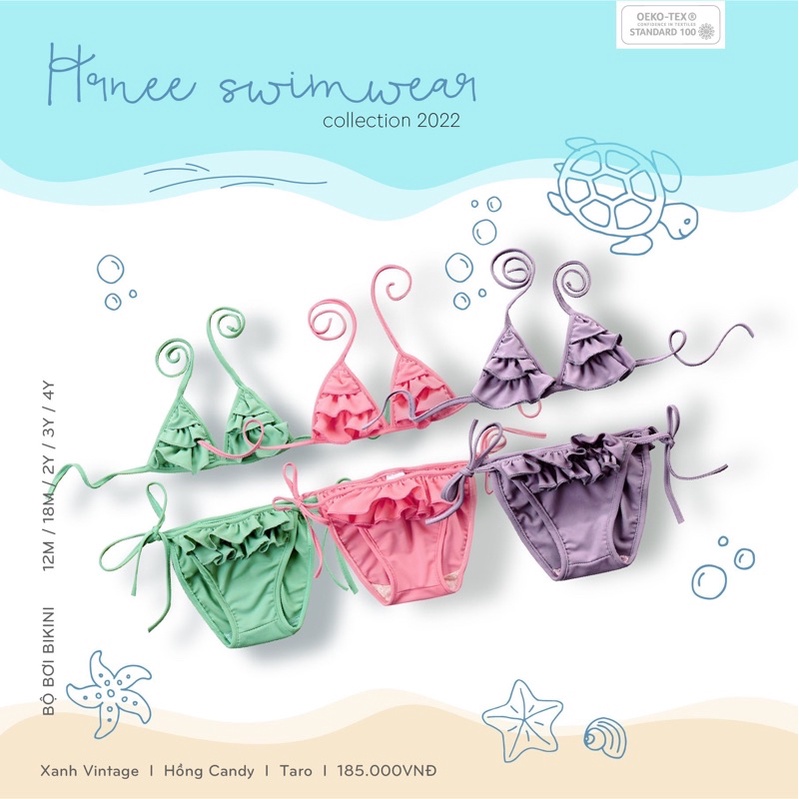 HRNEE - Bộ bơi Bikini LIC11NUDQL
