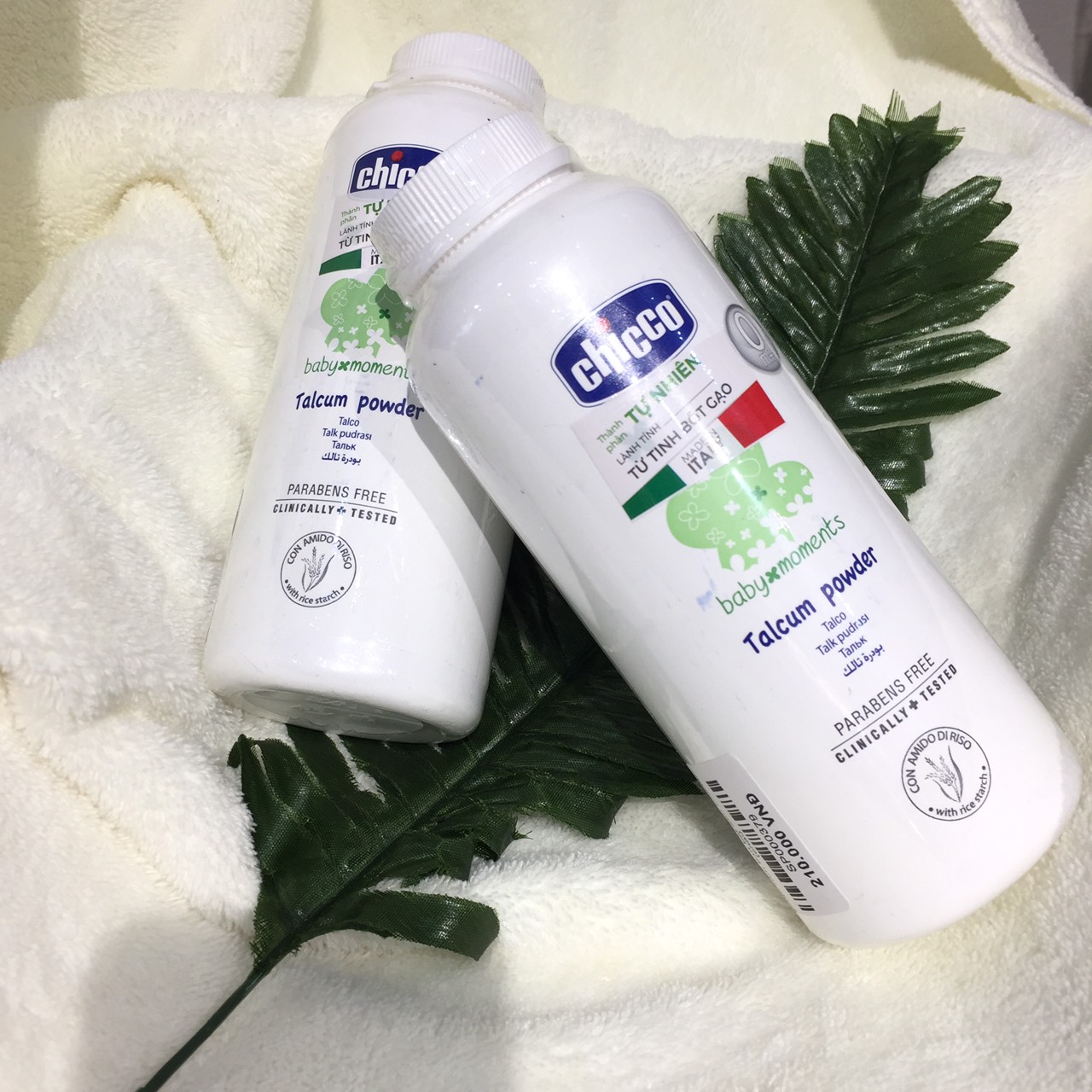 Phấn rôm tinh bột gạo cho bé