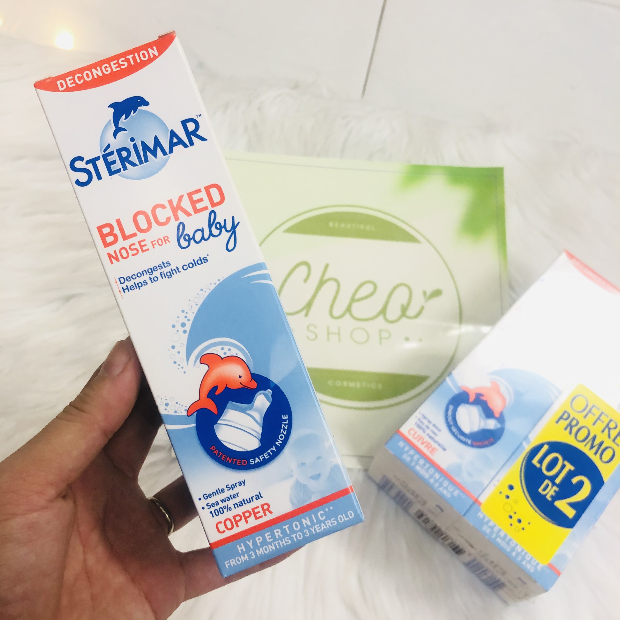 Xịt mũi muối biển cá heo Sterimar 100ml loại kháng viêm