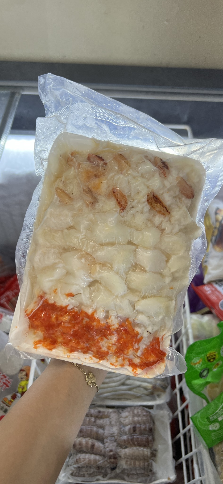Thịt Ghẹ bóc sẵn, Nõn thịt ghẹ bóc sẵn, khay 500g, giao hỏa tốc Hà Nội