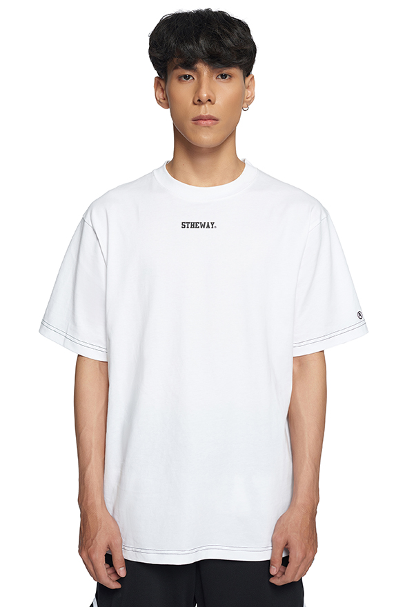 5THEWAY® /oreo/ NEW TEE™ in WHITE aka Áo Thun Trắng Tay Ngắn