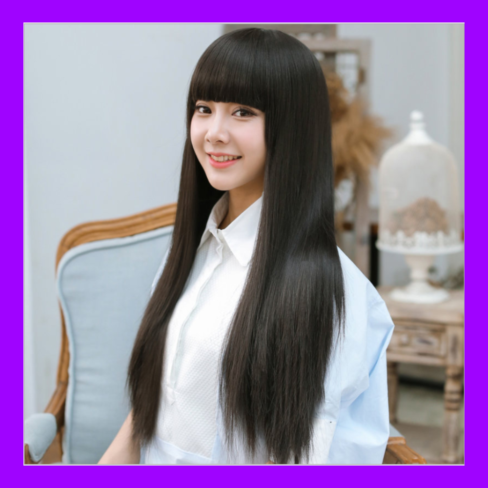 [TẶNG LƯỚI] Tóc giả nữ nguyên đầu sợi tơ Hàn Quốc - TG19