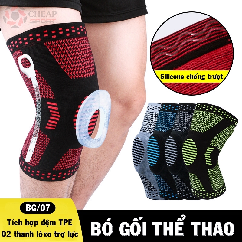 Đai Bảo Vệ Khớp Gối Bó Gối Thể Thao Nam Nữ Băng Quấn Khớp Gối Tránh Chấn Thương Khi Chơi Bóng Chuyền Tập Gym Cầu Lông Chạy Bộ Tennis