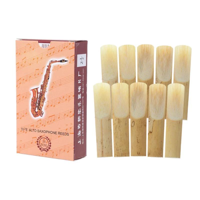 Mon 10 Chiếc Eb Alto Saxophone Reeds Strength 2 2 2 5 3 Sax Woodwind Phần Nhạc Cụ Nhạc Cụ Cho Người Mới Bắt Đầu Độ Mạnh Đa Dạng Phù Hợp Cho Người Mới Học Chơi