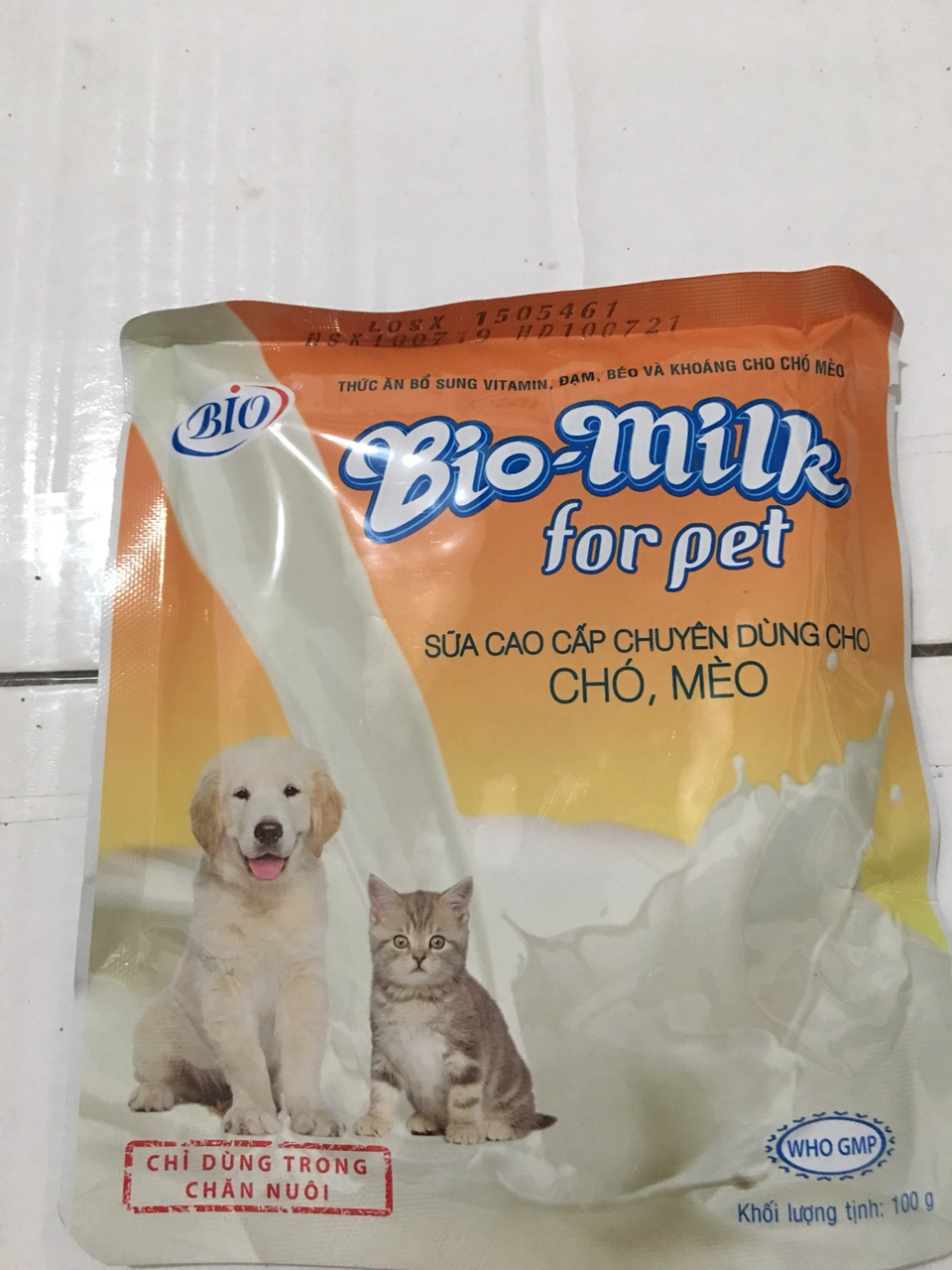 Sữa cho chó mèo - bio milk for pet
