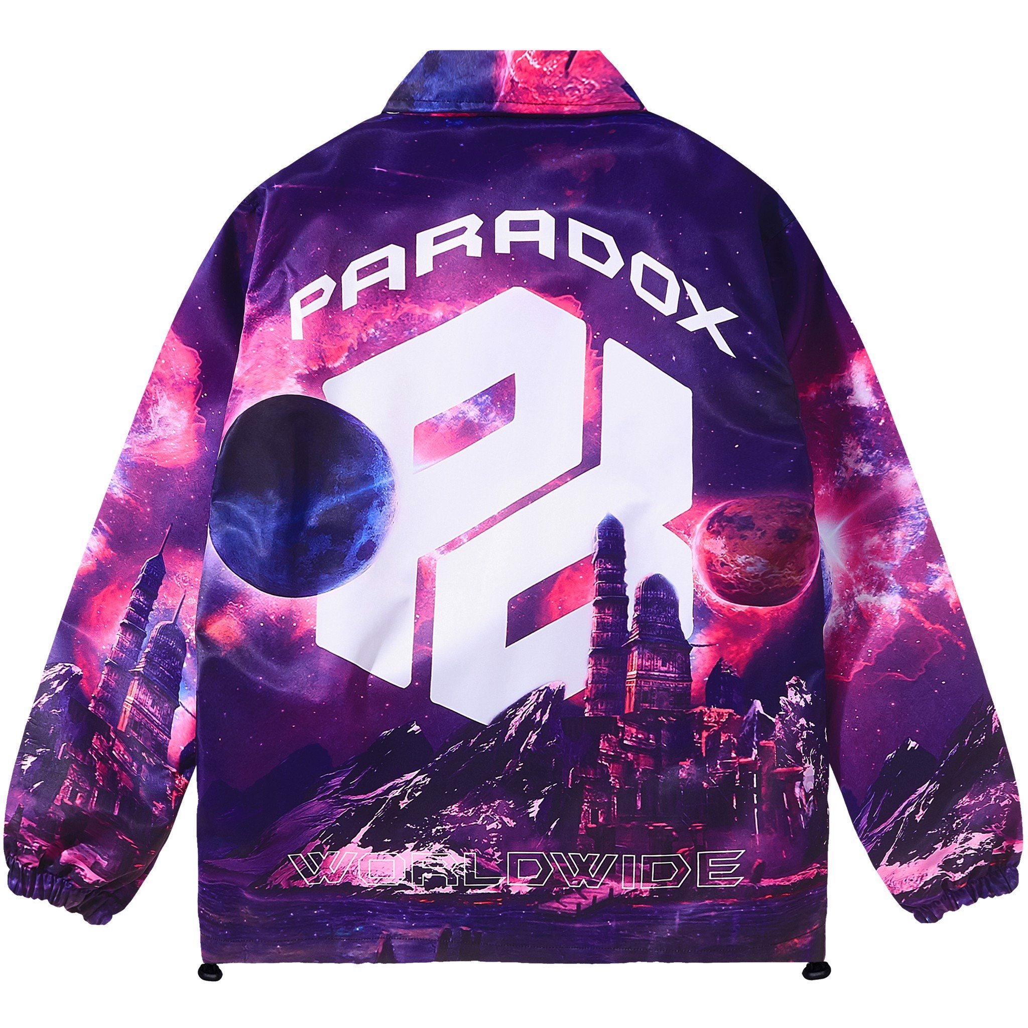 PARADOX Áo khoác dù MYSTERY LAND OVER-PRINTED JACKET