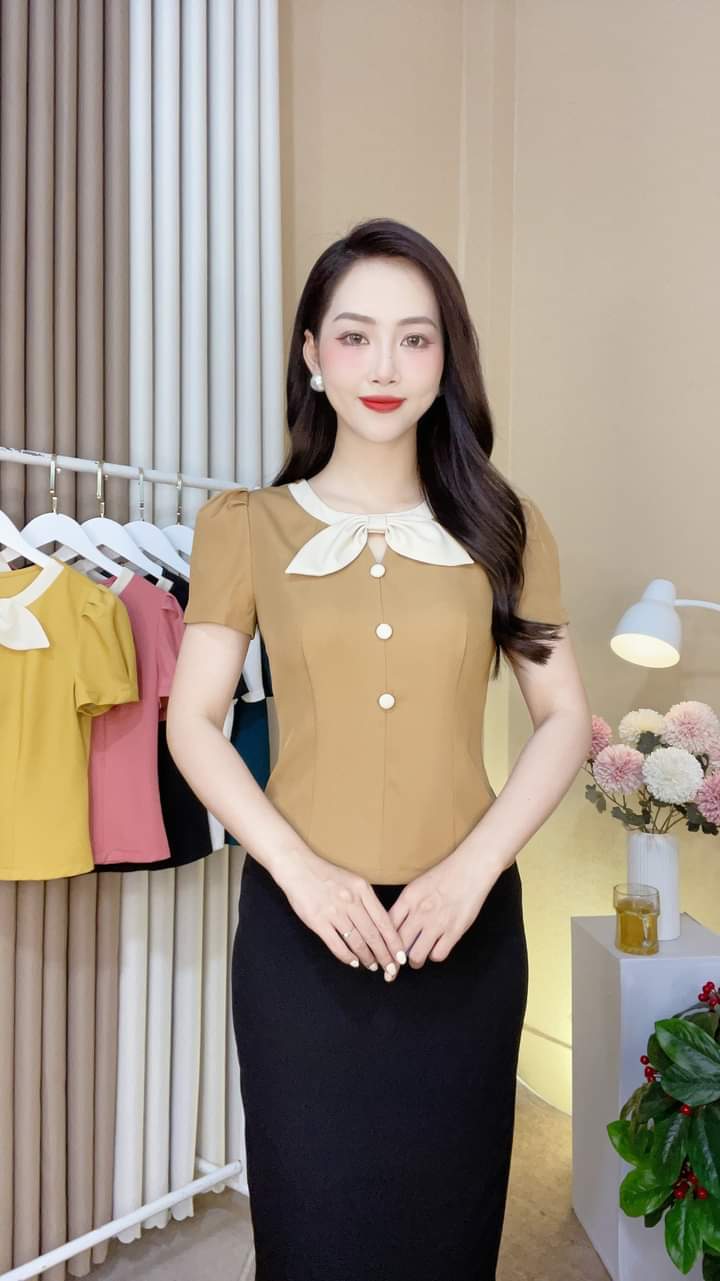 Áo kiểu duyên dáng t0666