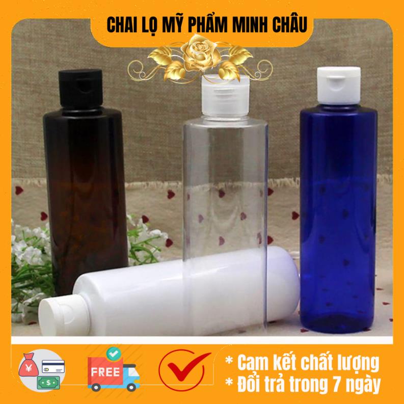 Chai nhựa pet nắp bật 150ml/200ml/250ml chiết mỹ phẩm