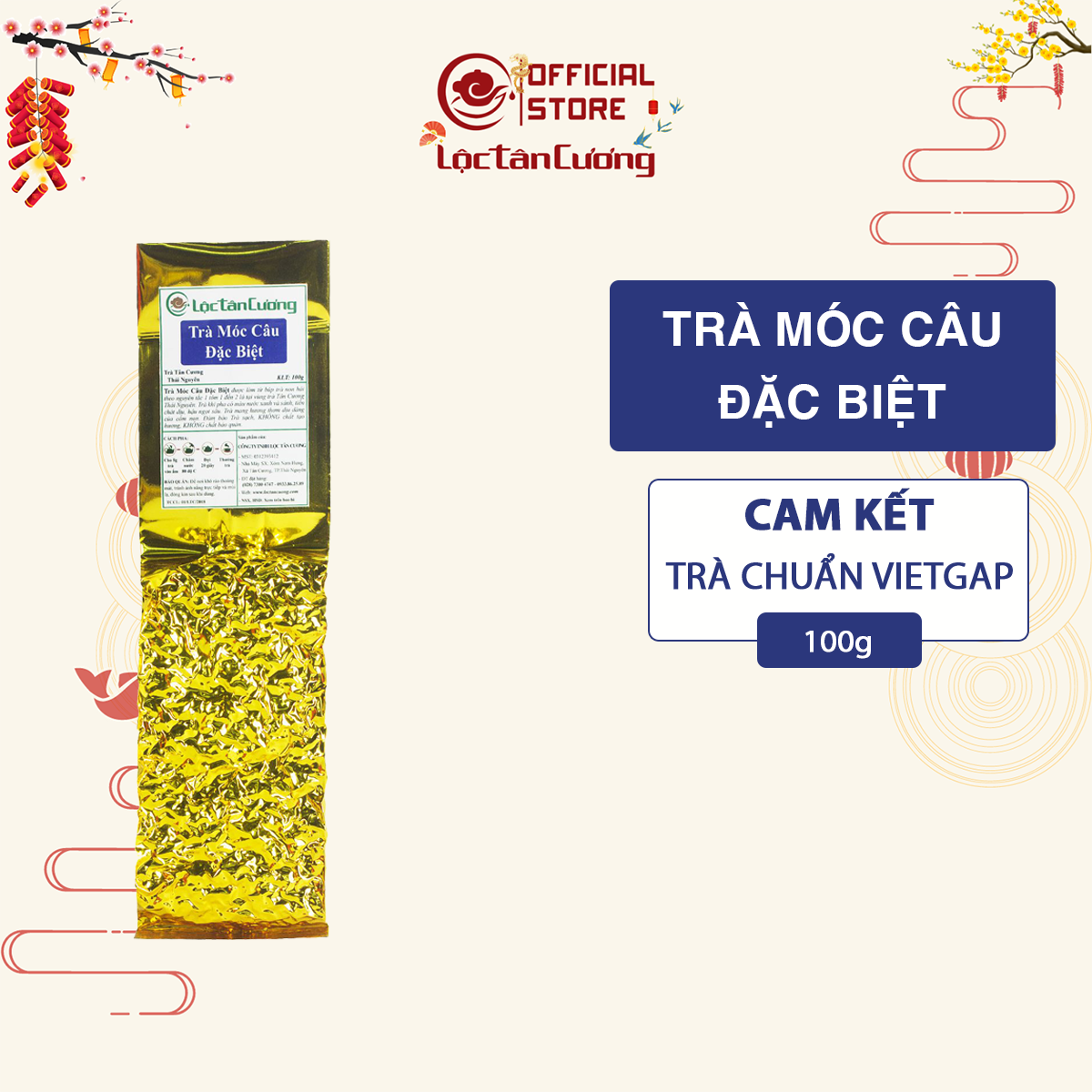 Trà Móc Câu Thái Nguyên Loại Đặc Biệt Lộc Tân Cương Trà Sạch Chuẩn VietGap