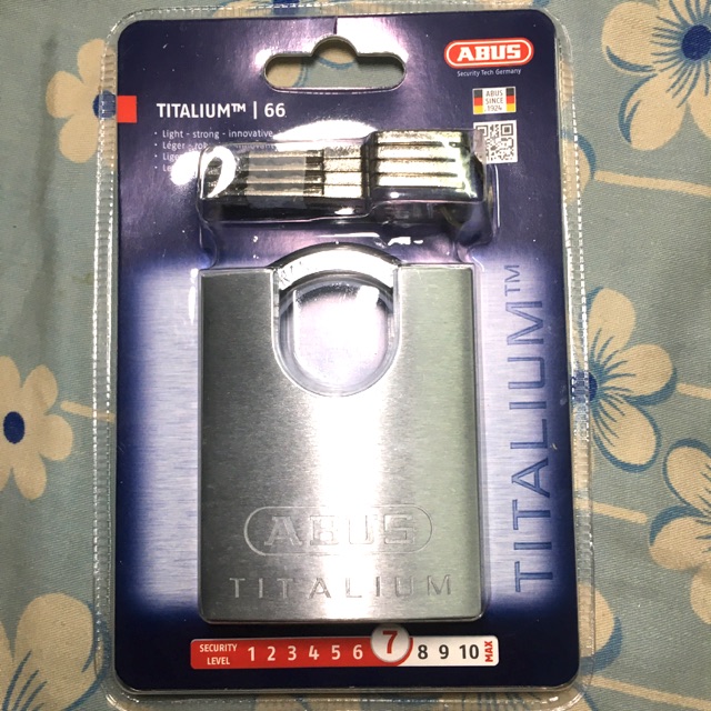 [HCM]Khoá Abus Titanium 66CSTI/60 chính hãng
