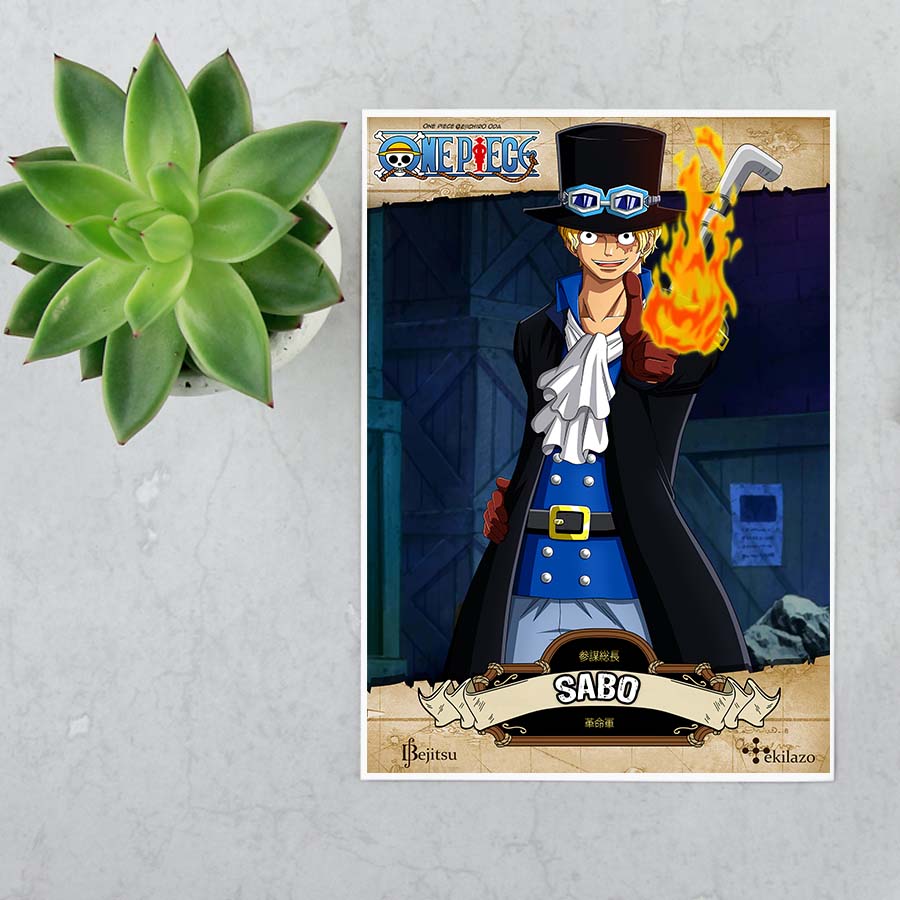 Poster Sabo Hình dán decal One Piece Sabo