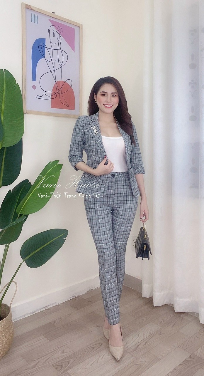 Set nguyên bộ áo Vest quần dài 