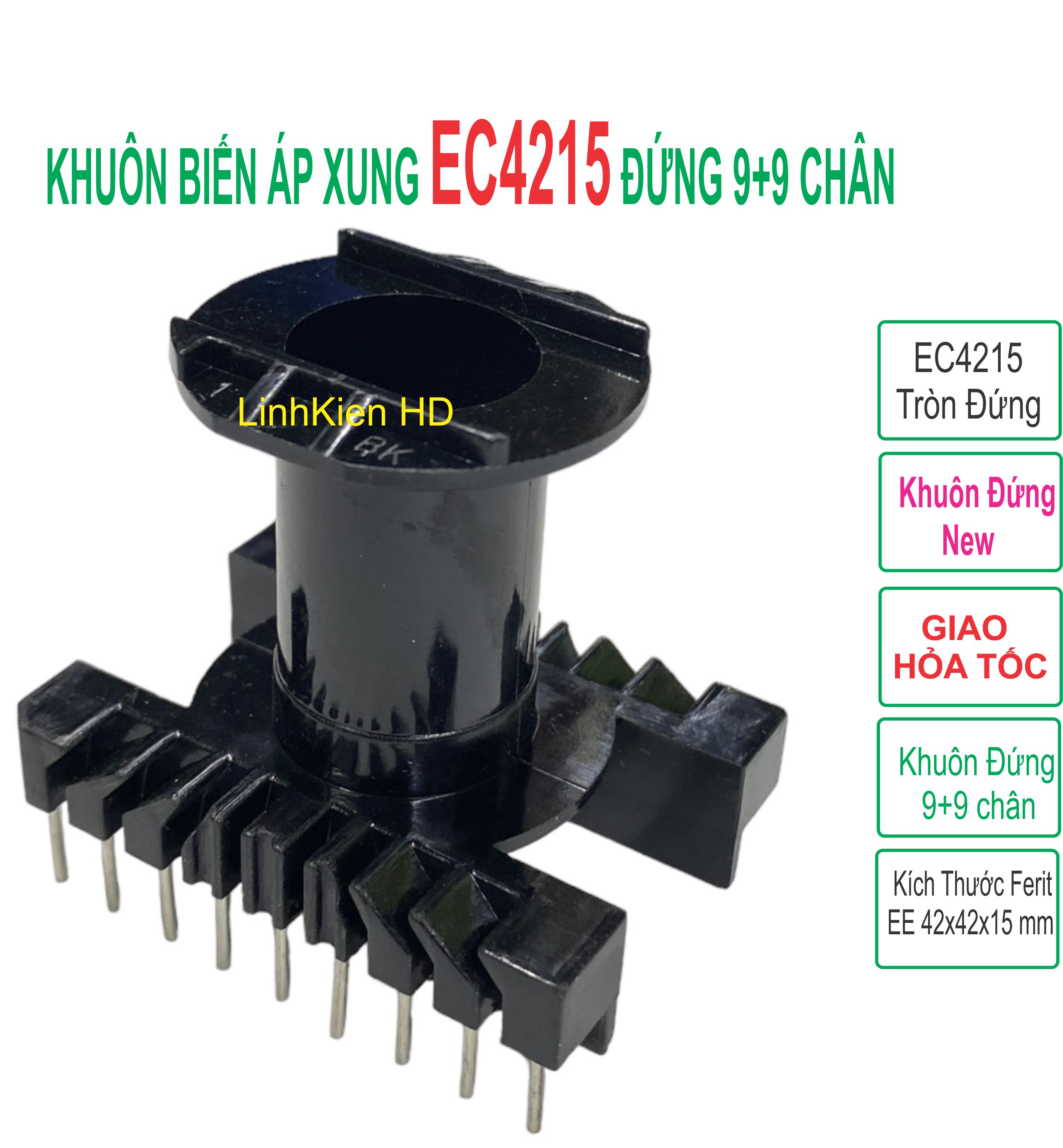 Khuôn nhựa ec4215 tròn đứng - linhkien hd