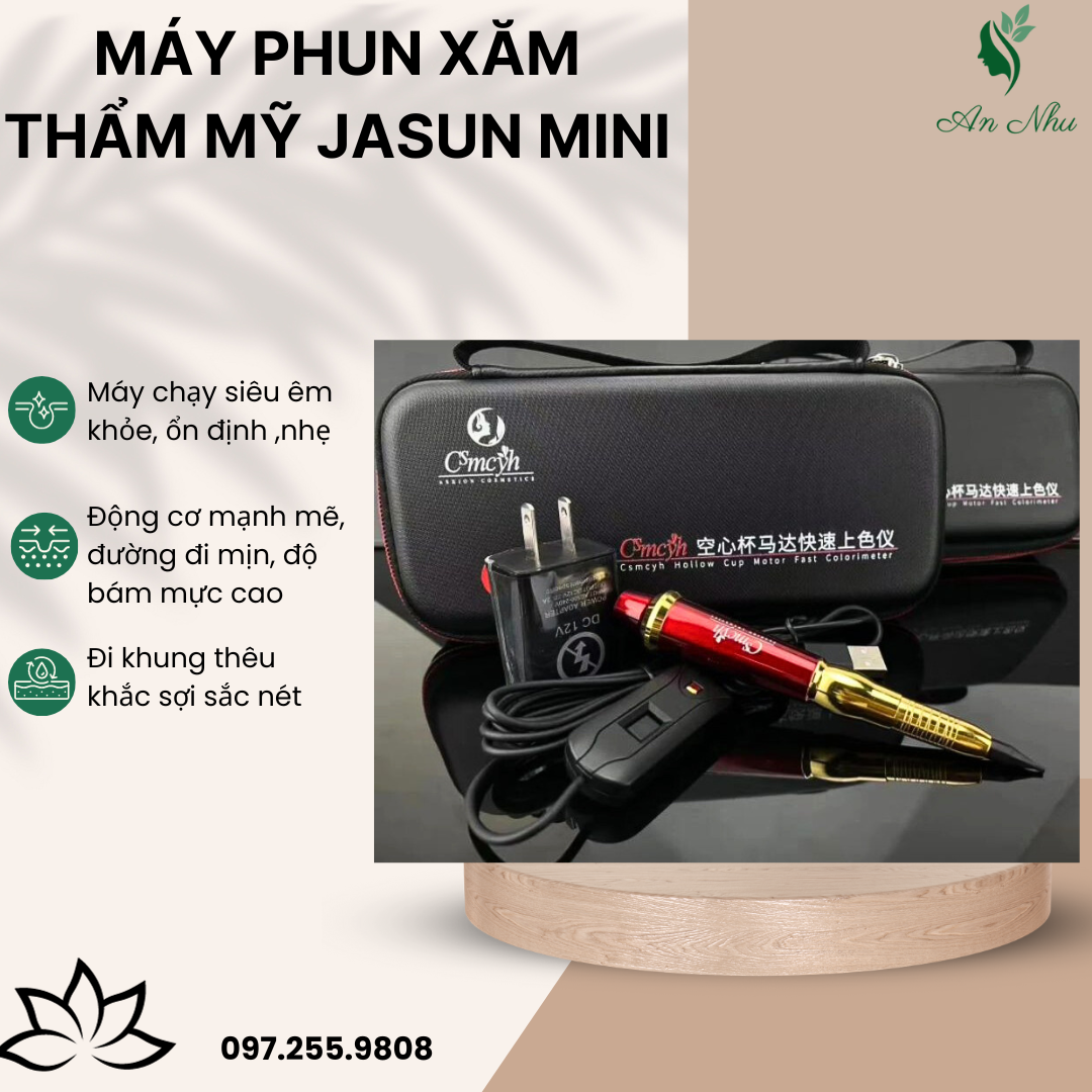 Máy phun xăm thẩm mỹ jasun mini