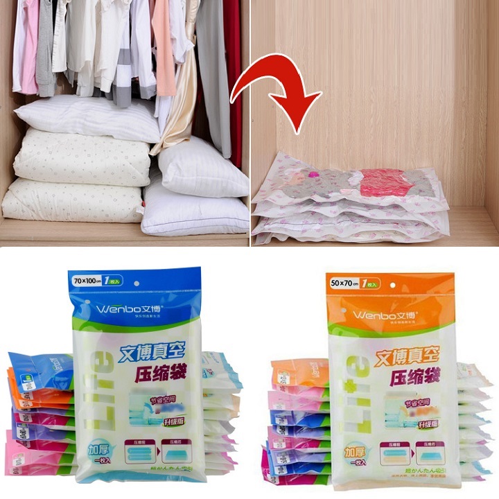 Túi hút chân không đựng quần áo - túi hút chân không đựng quần áo