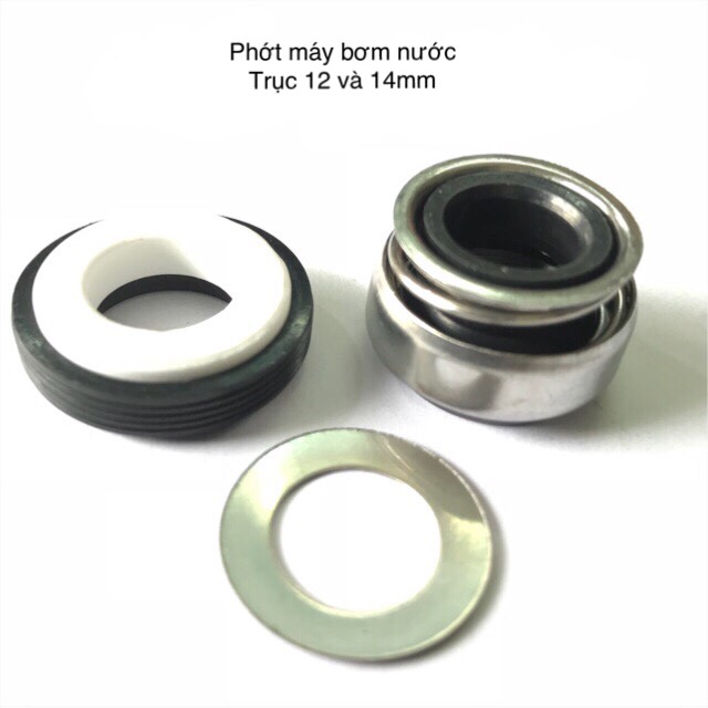 Phớt máy bơm nước HỘP 10 BỘ / trục 12mm và 14mm / Phớt lùn / Phụ kiện máy bơm nước