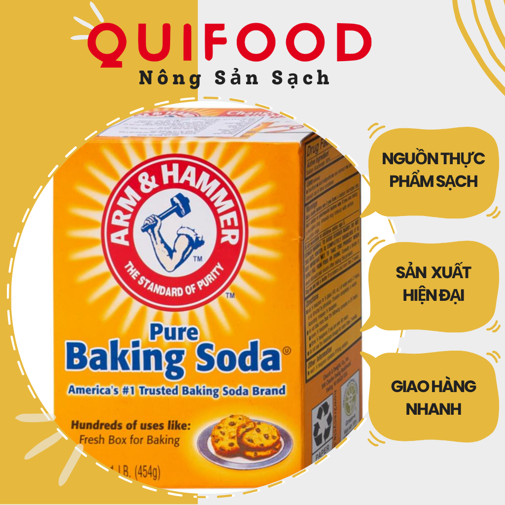 Bột baking soda usa mỹ đa năng 454gr - quifood