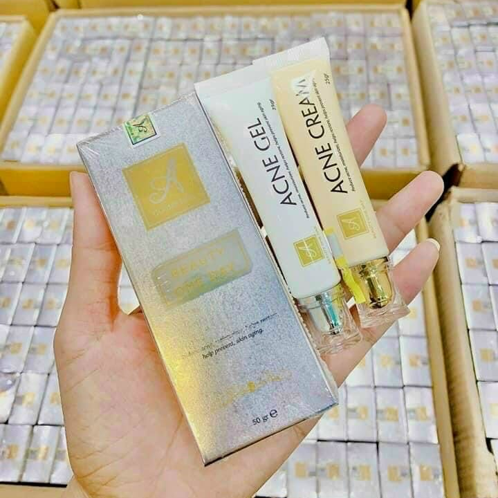 Kem Ngừa mụn siêu tốc độ Phương Anh Mẫu mới 2024 - WHITENING ACNE CREAM  Combo ngừa mụn siêu tốc