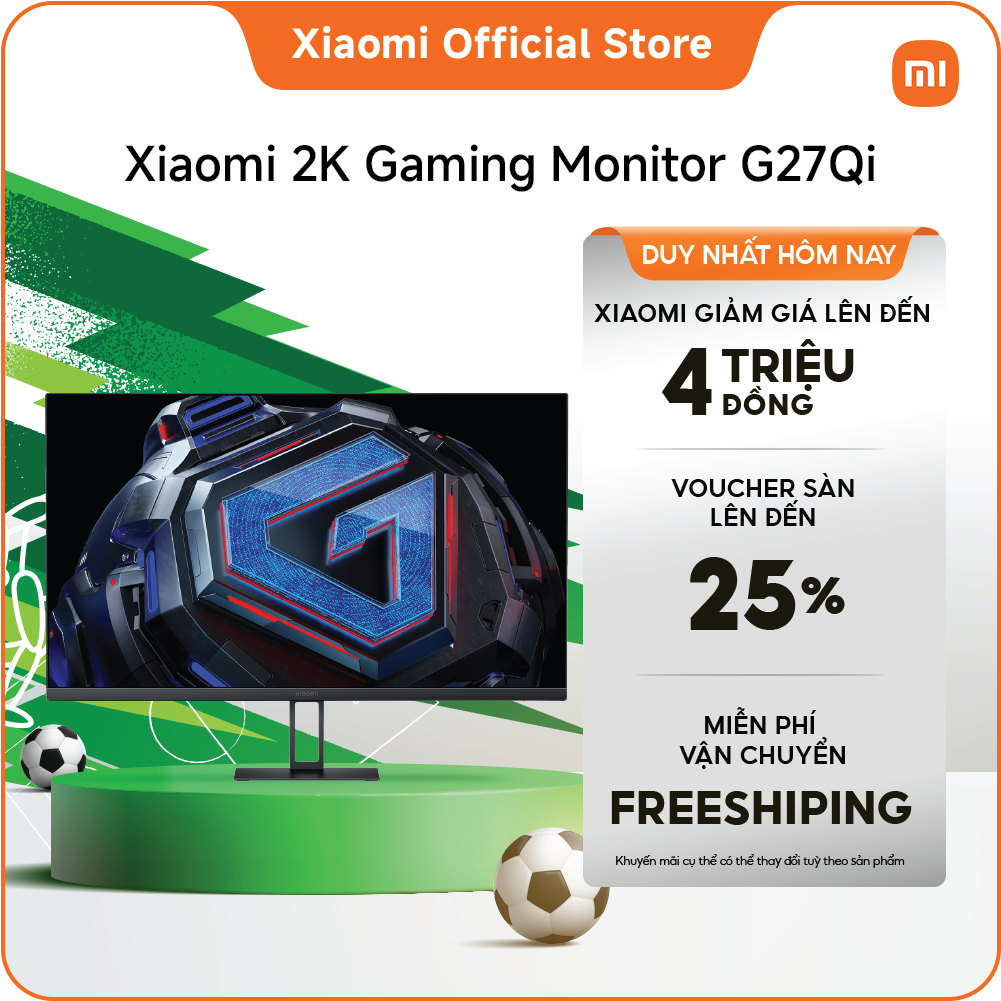 Xiaomi 2K Gaming Monitor G27Qi EU Màn hình chơi game hiệu suất cao với chất lượng hình ảnh vượt trội