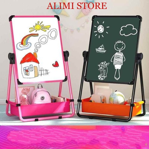 Bảng học viết vẽ 2 mặt xoay 360 -bảng edu -bảng di động 2 mặt có giá vẽ cho bé yêu siêu xinh - bảng vẽ cho bé, đồ chơi học tập, dụng cụ học tập, sách, truyện cho bé, bảng vẽ 2 mặt