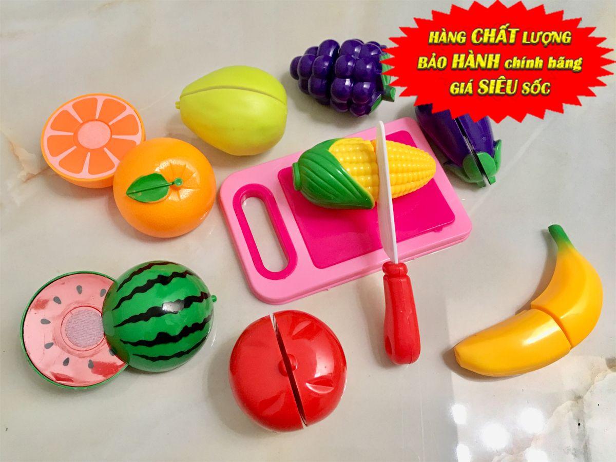 Bộ Đồ Chơi Lắp Ghép Trái Cây Cho bé