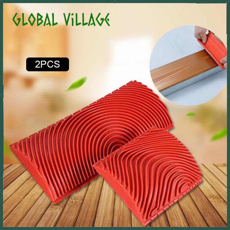 ❤️freeship❤️ bộ dụng cụ tạo vân gỗ làm sơn giả gỗ - cọ tạo vân gỗ
