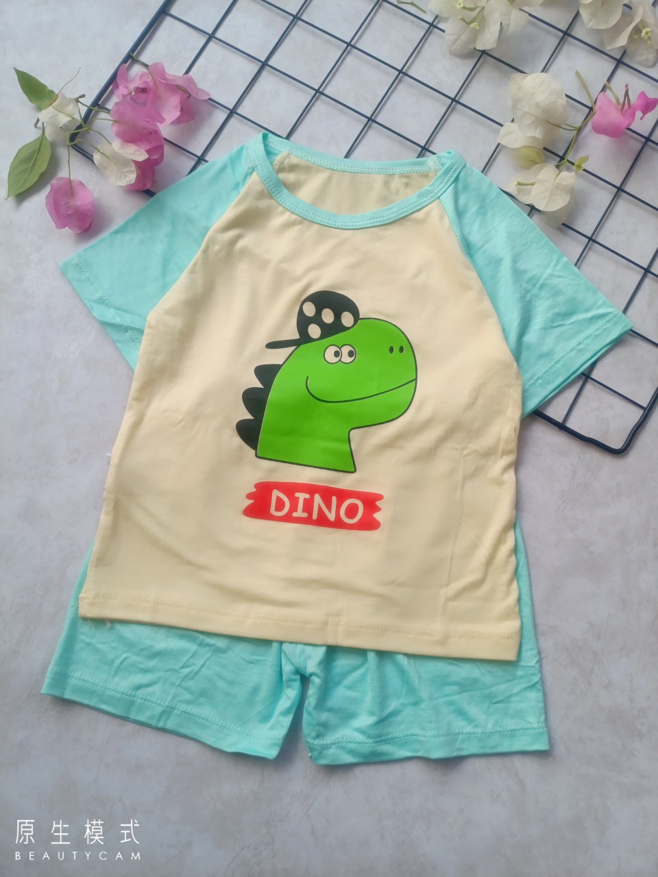 Bộ cộc tay chất thu lạnh MINKY MOM loại 1 họa tiết đáng yêu, tay phối màu cho bé trai, bé gái size 7 – 17kg