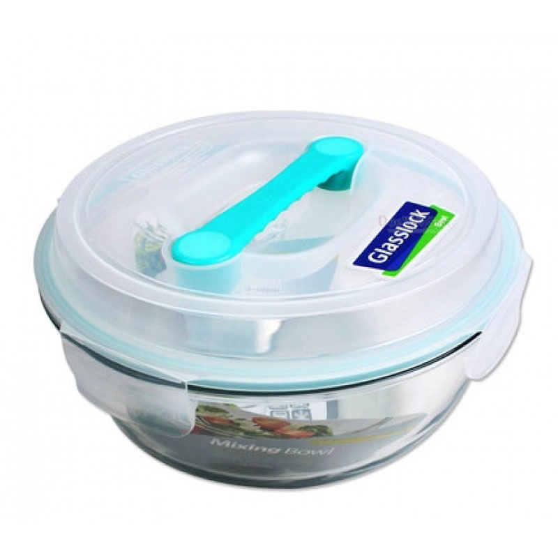 Thố thuỷ tinh cường lực Mixing Bowl Glasslock MBCB-200 cỡ đại 2 lít có nắp
