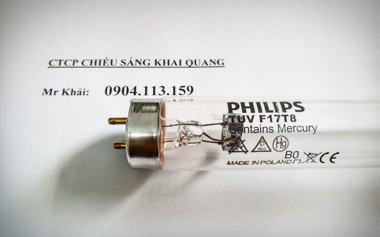 (SALE) Bóng UV diệt khuẩn dài 60cm Philips TUV F17T8