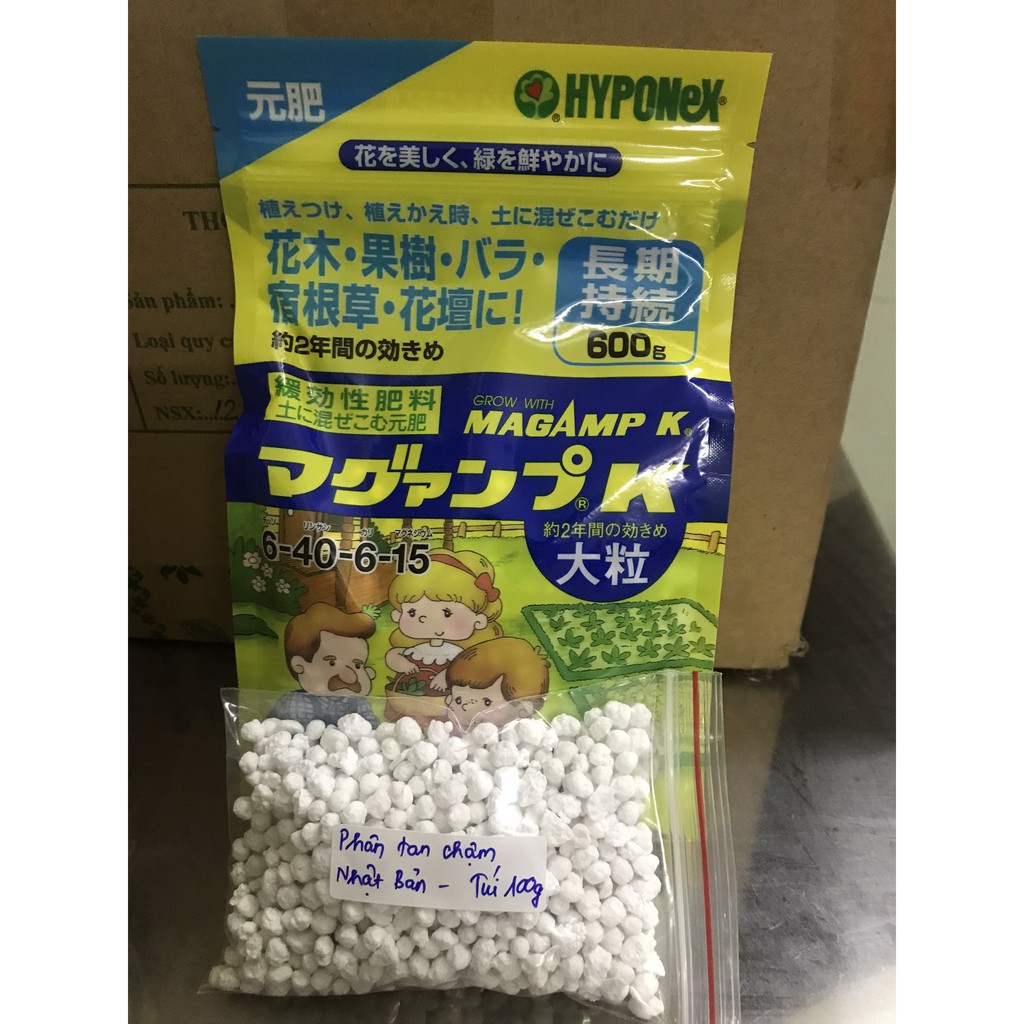 Phân tan chậm trắng nhật bản ⚜️freeship⚜️ chuyên dùng cho phong lan túi 100g