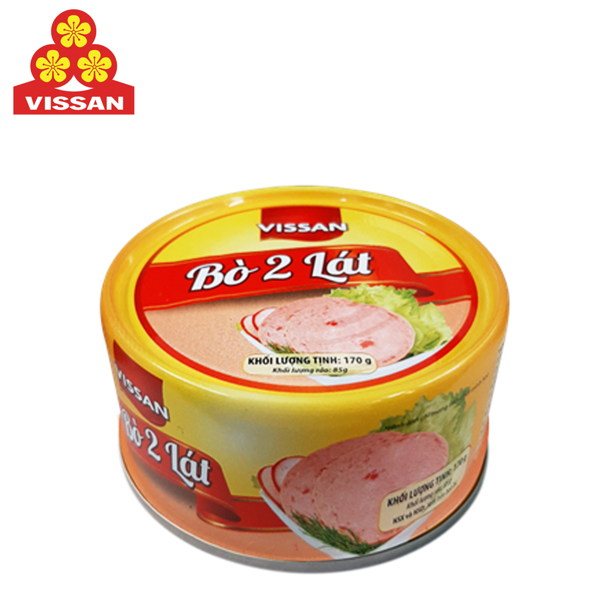 Bò 2 lát two bits of beef vissan 170 gram