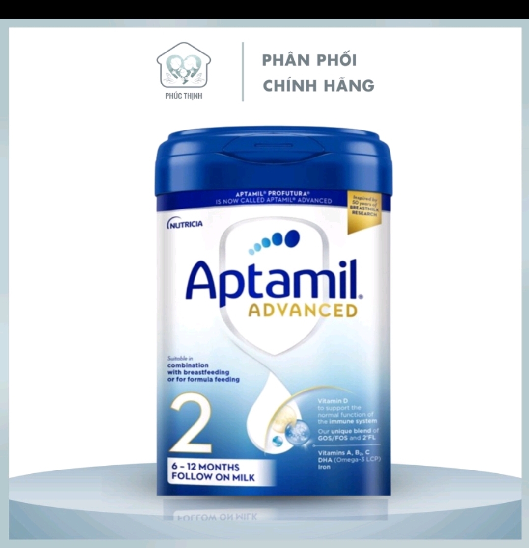 Sữa Aptamil Advanced Profutura bạc của Anh 800g Mẫu mới