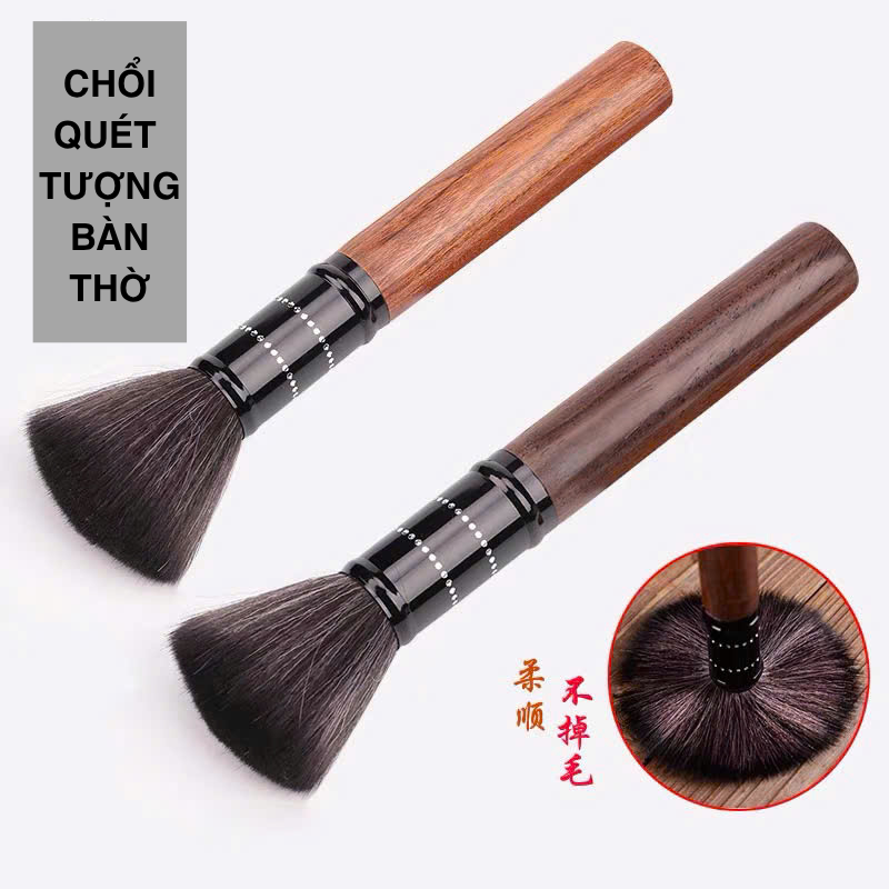 Brush for Cleaning Statues, Cleaning Cloth for Buddha Statues, Altar, Tea Table, Desk
