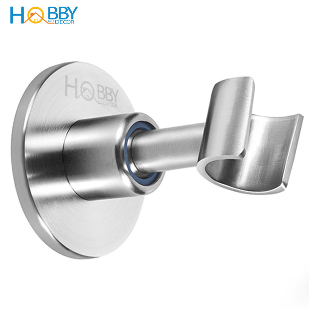 Giá giữ vòi sen điều chỉnh inox 304 dán tường Hobby home decor GVSI