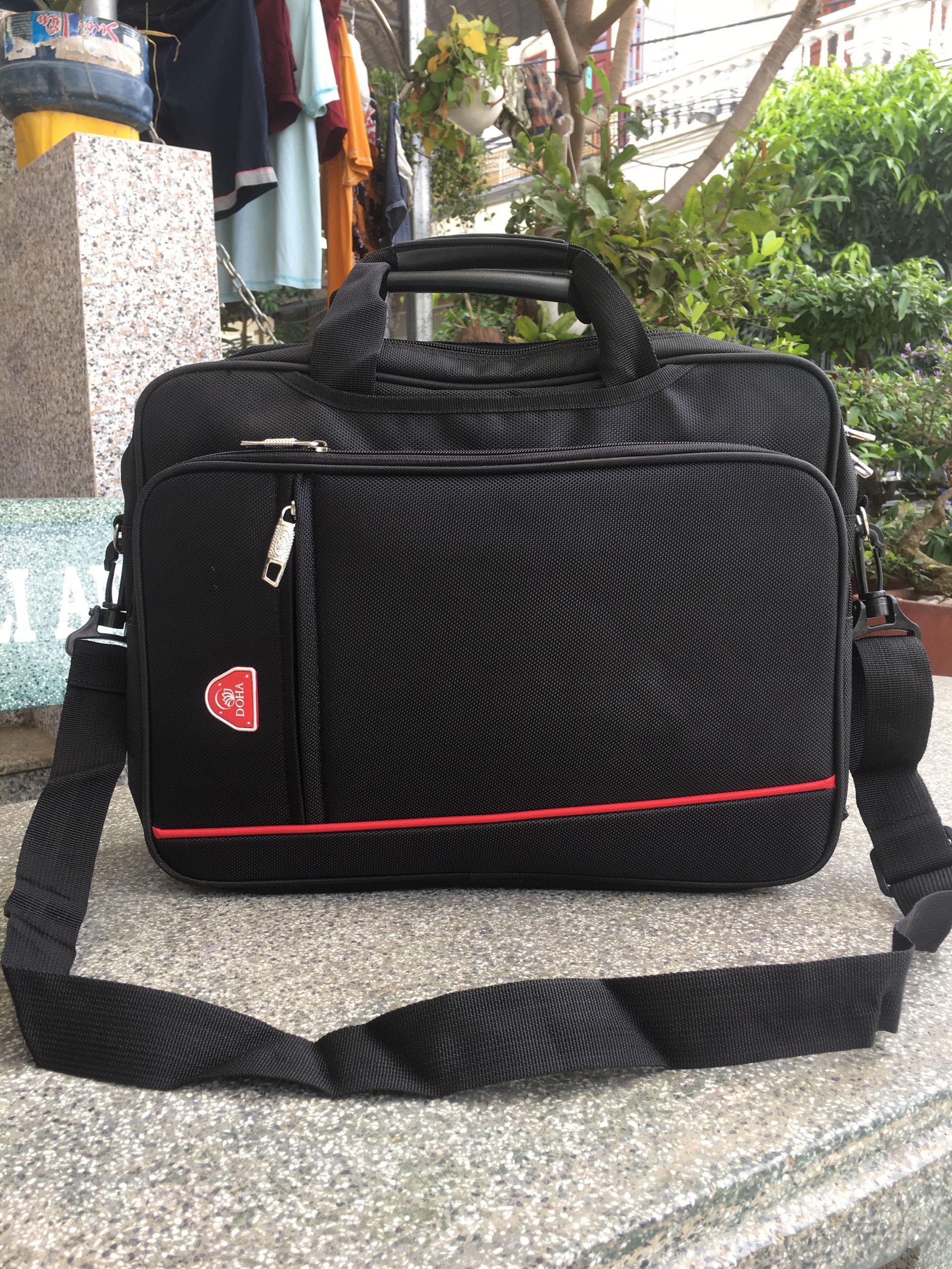 40x30cm Cặp Đa Năng DOHA - Vải siêu dày vách ngăn 3 lớp Loại Lớn Đi Học Đi Làm Nam Nữ Cao Cấp Giá Rẻ - DH01