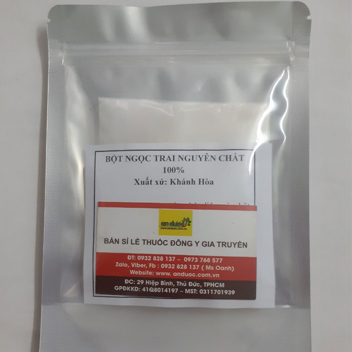 Bột và hột ngọc trai khánh hòa nguyên chất